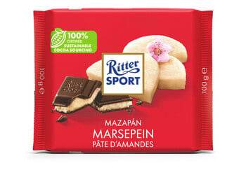 Rittersport - Marsepein 100 Gram 12 Stück