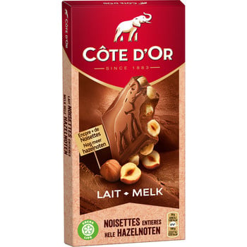 Cote d'Or - Melk/Hele Noot 180 Gram 9 Stück