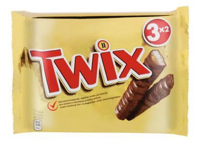 Twix - Paquet de 3 barres de 150 grammes