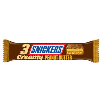 Snickers - 3 Creamy Peanut Butter 55 Gram 24 Stück