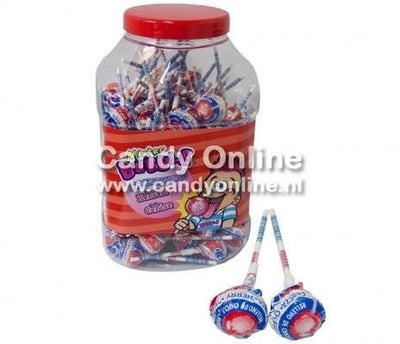 Fiesta Mister Bubble Gum Lolly's Cherry 100 Stück