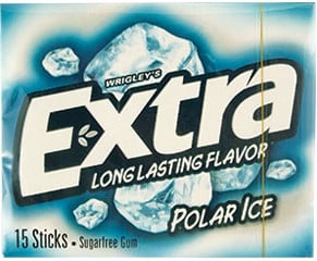 Bâtonnets Wrigley's Extra Polar Ice 15