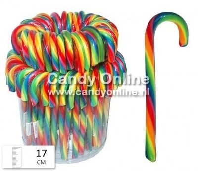 Candy Canes Rainbow 28 Gram 72 Pièces