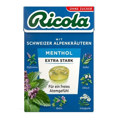 Ricola - Menthol Extra Stark 50 Gramm (zuckerfrei)