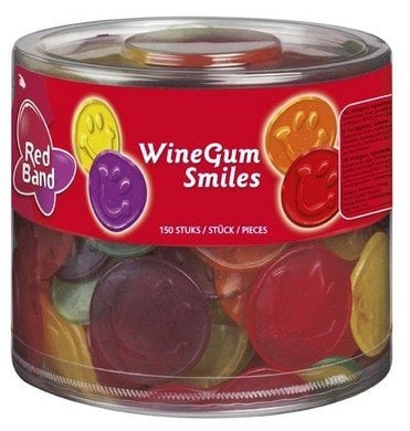 Red Band Silo Winegum Smiles 100 Stück 1200 Gram
