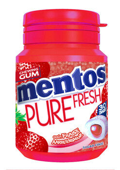 Mentos - Fraise Pure Fraîche 60 grammes