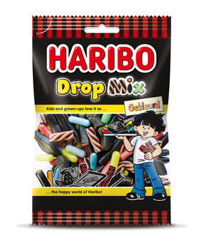 Haribo - Gekleurde Lakritzsmix 250 Gram 12 Stück