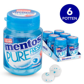 Mentos - Pure Freshmint Gum 6 Pièces