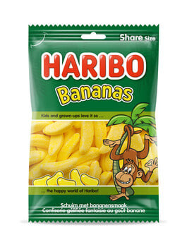 Haribo - Bananas 240 Gram 8 Pièces