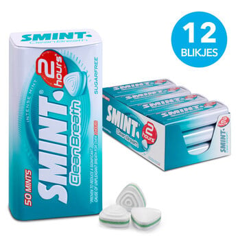 Smint - Clean Breath instensemint 12 Dosen a 50 Mintjes