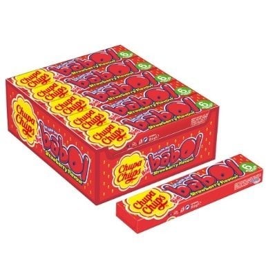 Chupa Chups - Big Babol Strawberry 20 Stück