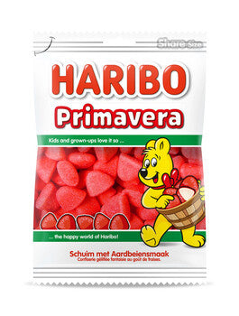 Haribo - Schuimaardbeien 200 Gram 9 Stück