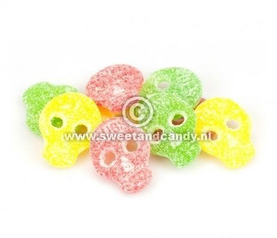 Bubs - Godis Swedish Sour Fruit Skulls 200 Gramm