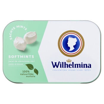 Wilhelmina - Mini Softmints Mint 50 Gram 6 Stück