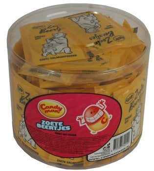 Candyman Zoete Beertjes Salmiak Poeder 70 Pièces