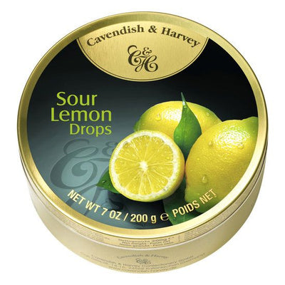 Cavendish & Harvey Sour Lemon Lakritzs 200 Gram