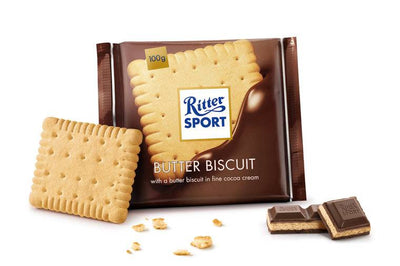 Ritter Sport Butterkekse 100 Gramm