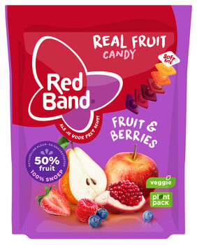 Red Band - Real Fruit Candy Berries 190 Gram 10 Stück
