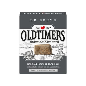 Oldtimers - Salmiak Klinkers 185 Gram 6 Pièces