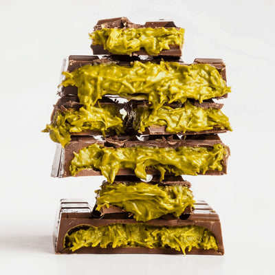 Dubai Chocolat Reep Melk - Pistache Knafeh (220g) extra weergave