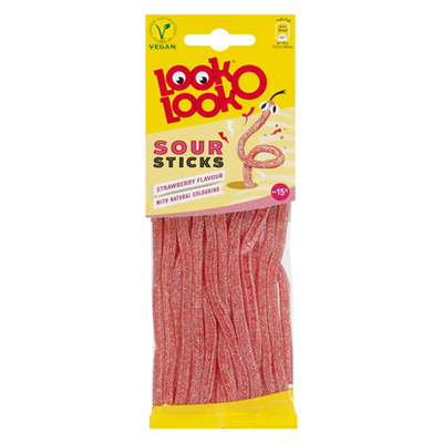 Look O Look - Bâtonnets de fraise 90 grammes