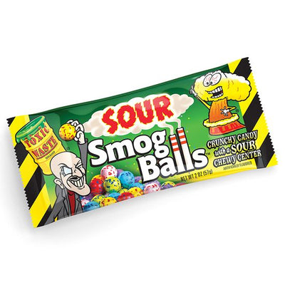 Boules de smog Toxic Waste Bonbons acidulés 48 grammes