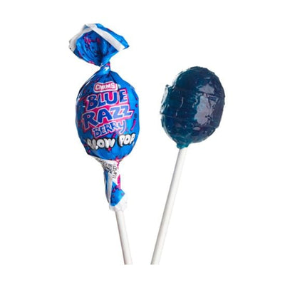 Sucette à bulles Charms - Framboise bleue