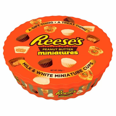 Reese's - Mini-Erdnussbutter-Geschenkdose, 345 Gramm