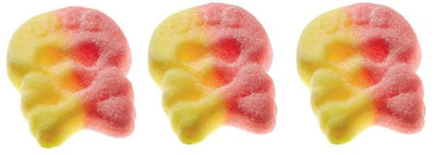 Bubs - Godis Raspberry Surskallar Skum/Sour Skulls Foam (Himbeere/Zitrone) 200 Gramm