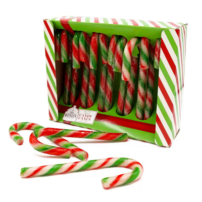 Minz-Zuckerstangen, 12er-Packung, 144 Gramm