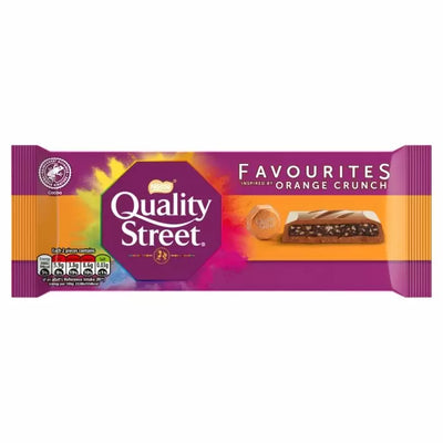 Quality Street - Barre de chocolat à partager Orange Crunch 84 grammes
