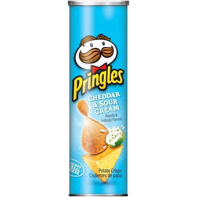 Pringles Cheddar et crème sure 168 grammes