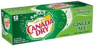 Canada Dry – Ginger Ale 355 ml, 12er-Packung