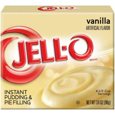 Jell-O - Préparation instantanée à la vanille 96 grammes