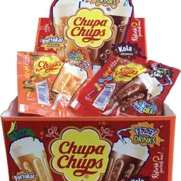 Chupa Chups - 3D Fizzy Drinks Lolly's 45 Stück