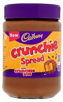 Pâte à tartiner Cadbury Crunchie 400 grammes
