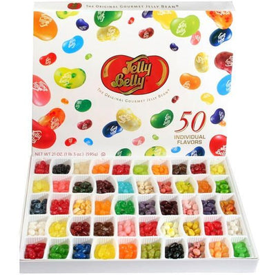 Jelly Belly – Geschenkbox mit 50 Geschmacksrichtungen, 600 Gramm