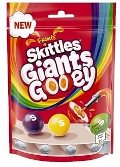 Skittles - Riesige klebrige Früchte 125 Gramm