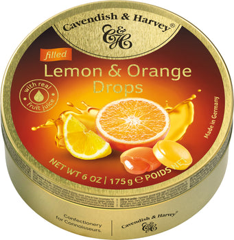 Cavendish & Harvey - Filled Lemon & Orange Réglisses 175 Gram