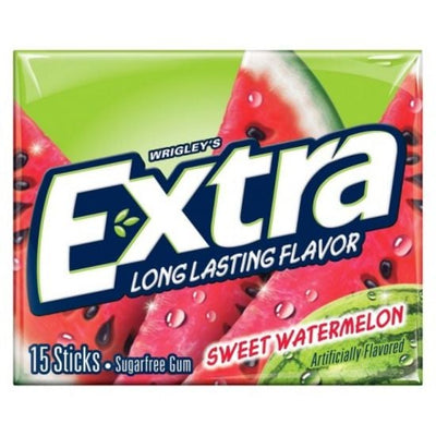Bâtonnets Wrigleys Extra Pastèque 15