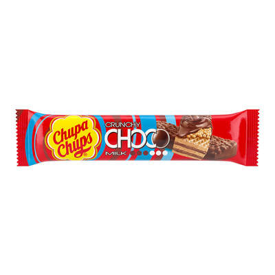 Chupa Chups - Lait Choco Croquant 27 Grammes