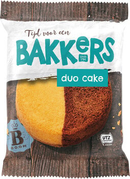 Boom - Bakkers Duo Cake 75 Gram 24 Stück