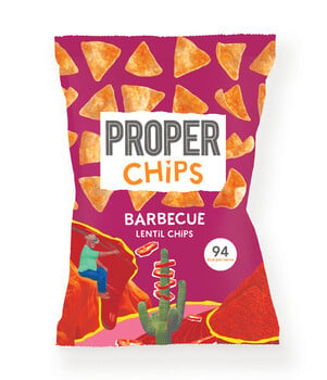 Propercorn - Proper Chips BBQ 85 Gram 8 Stück