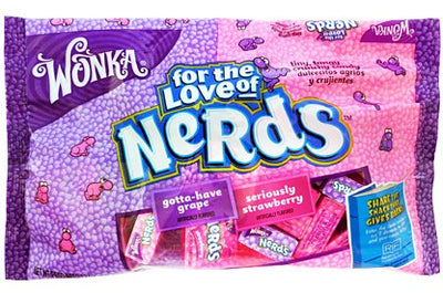 Wonka - Mini Nerds Fraise et Raisin 340 grammes