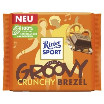 Ritter Sport - Brezel croustillant et groovy 100 grammes