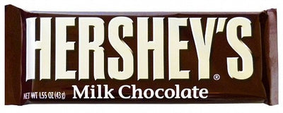Barre de chocolat au lait Hershey's de 43 grammes