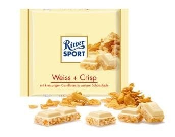 Ritter Sport Weiss Crisp 100 Gramm
