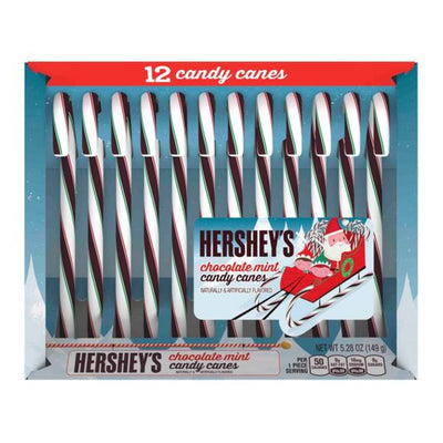 Hershey - Schokoladen-Minz-Zuckerstangen 149 Gramm
