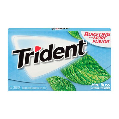 Trident - Menthe Douceur 14 bâtonnets