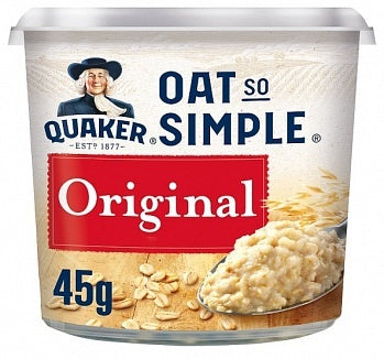 Quaker Oats - Porridge Original So Simple en pot de 45 grammes